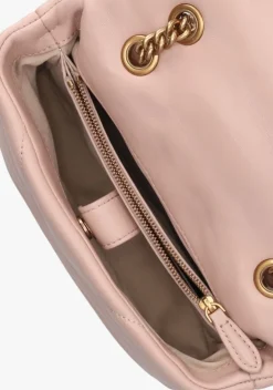 roze pinko schoudertas love puff mini