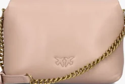 roze pinko schoudertas love click baby puff