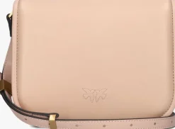 roze pinko schoudertas love box bag