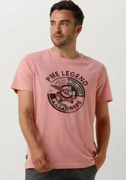roze pme legend t-shirt short sleeve r-neck single jersey lw play