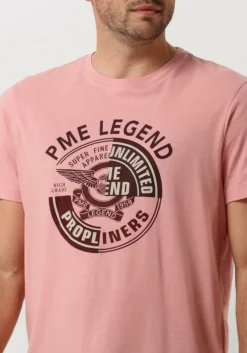 roze pme legend t-shirt short sleeve r-neck single jersey lw play