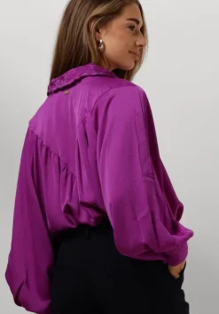 roze pom amsterdam blouses feathers cactus pink