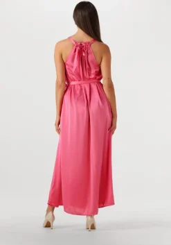 roze pom amsterdam maxi jurk rasberry dress