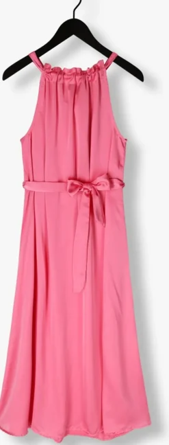 roze pom amsterdam maxi jurk rasberry dress