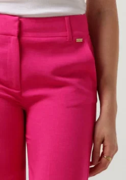 roze pom amsterdam wijde broek wide leg pink glow pants