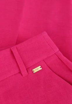 roze pom amsterdam wijde broek wide leg pink glow pants