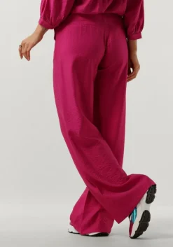 roze pom amsterdam wijde broek fuchsia pants