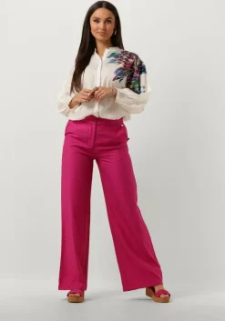 roze pom amsterdam wijde broek fuchsia pants