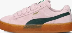 roze puma lage sneakers suede xl jr