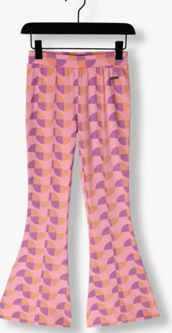 roze raizzed flared broek rae
