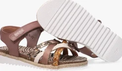 roze red-rag platte sandalen 19274