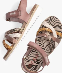 roze red-rag platte sandalen 19274