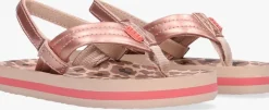 roze reef platte sandalen little ahi