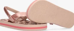 roze reef platte sandalen little ahi