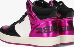roze replay hoge sneakers cobra 7cc
