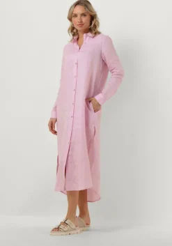 roze resort finest maxi jurk shirt dress