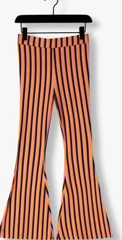 roze salty stitch flared broek salty stripes flared legging