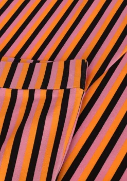 roze salty stitch flared broek salty stripes flared legging