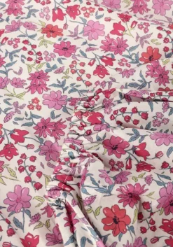 roze salty stitch mini jurk ballon jurk - flower