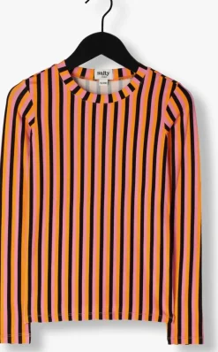 roze salty stitch tops & t-shirts salty stripes long sleeve
