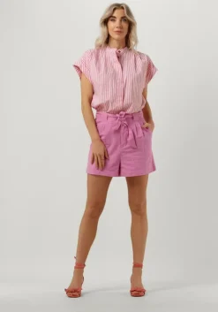 roze scotch & soda broeken high rise casual printed shorts