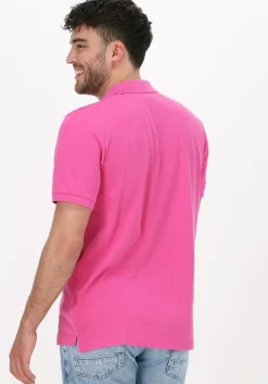 roze scotch & soda polo classic pique polo in organic cotton