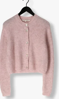 roze second female trui andrea knit rib ls cardigan
