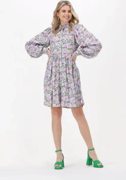 roze selected femme mini jurk slfjudita ls short