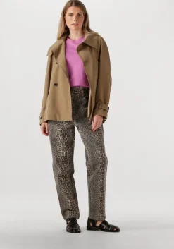 roze selected femme t-shirt slfessential ss boxy tee