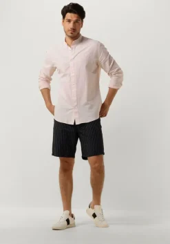 roze selected homme casual overhemd slhregnew-linen shirt ls band