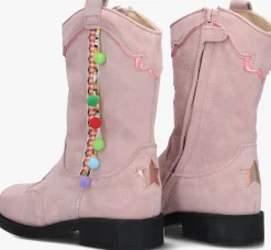 roze shoesme cowboylaarzen nw24w011
