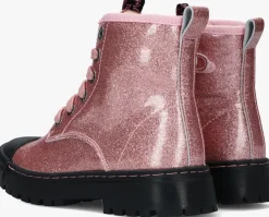 roze shoesme veterboots sw22w011
