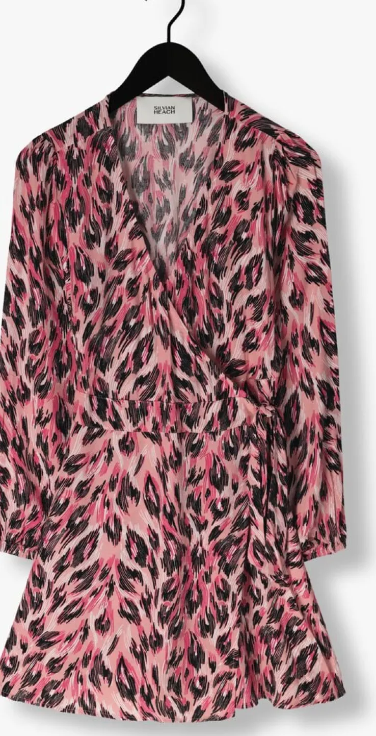 roze silvian heach mini jurk gpp24113ve