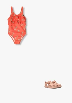 roze sproet & sprout badpakken swimsuit chestruffle daisies print