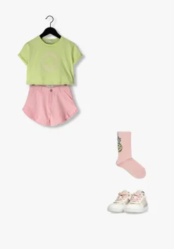 roze sproet & sprout broeken ruffle shorts summer sorbet