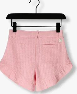 roze sproet & sprout broeken ruffle shorts summer sorbet