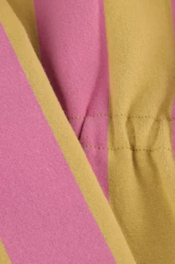 roze sproet & sprout mini jurk skater dress block stripe