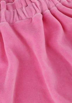 roze sproet & sprout minirok velvet skirt