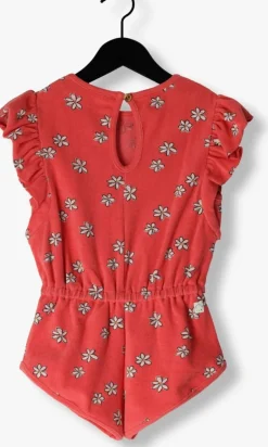roze sproet & sprout playsuits ruffle terry jumpsuit daisies print