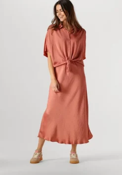 roze summum midirok skirt heavy silky touch