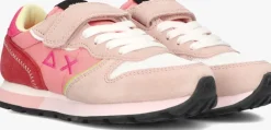 roze sun68 lage sneakers girls ally color explosion