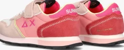 roze sun68 lage sneakers girls ally color explosion