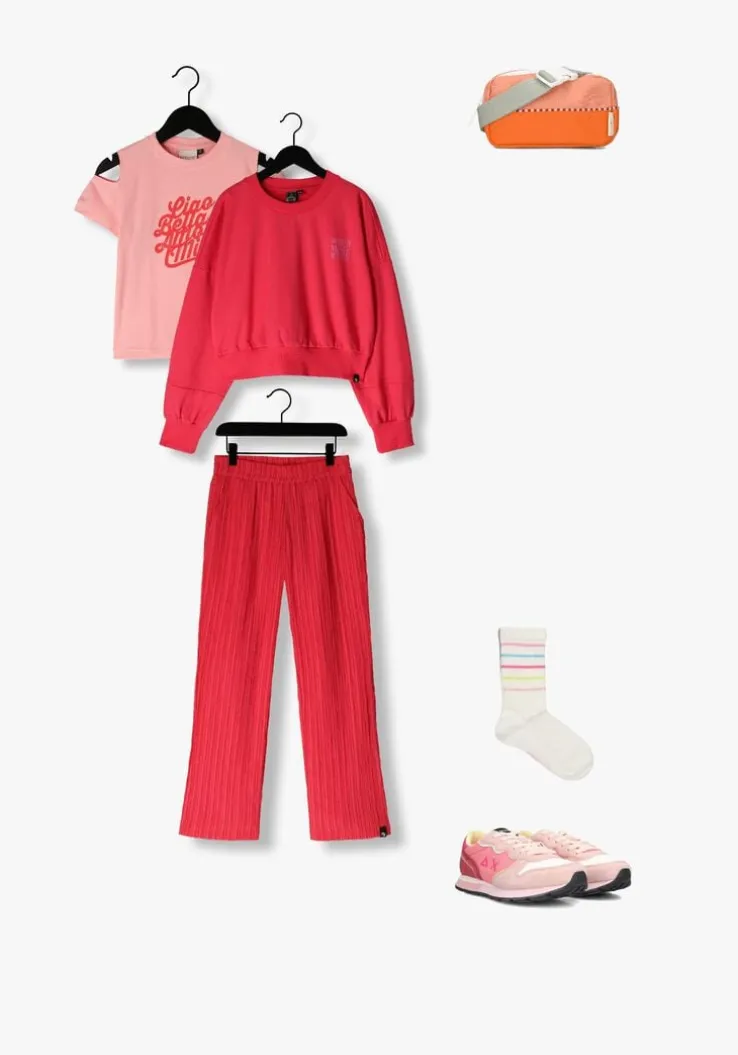 roze sun68 lage sneakers girls ally color explosion