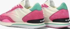 roze the hoff brand lage sneakers flame