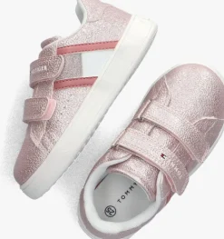 roze tommy hilfiger lage sneakers 33191