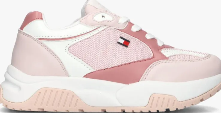roze tommy hilfiger lage sneakers 33219