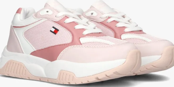 roze tommy hilfiger lage sneakers 33219