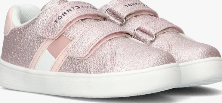 roze tommy hilfiger lage sneakers 33725
