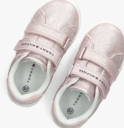 roze tommy hilfiger lage sneakers 33725