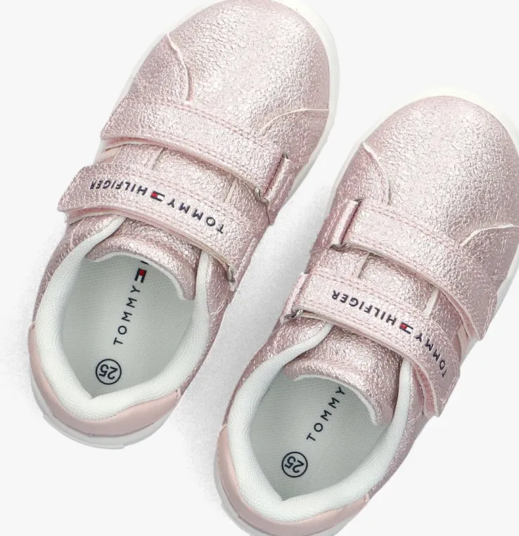 roze tommy hilfiger lage sneakers 33725